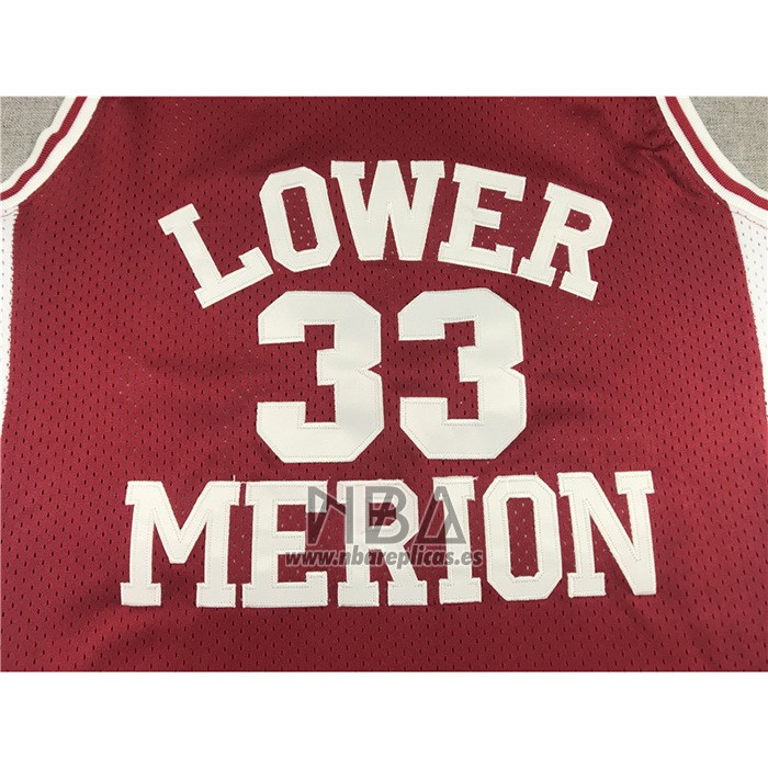 Camiseta Lower Merion Kobe Bryant NO 33 Rojo